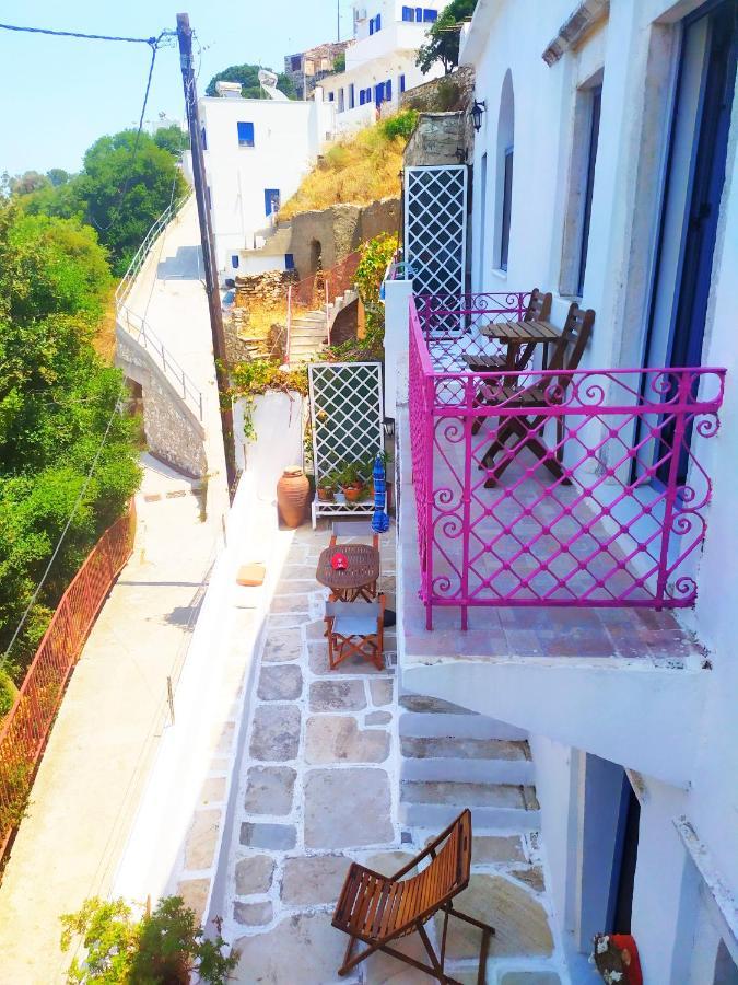 Traditional Family House, Ground Floor With Yard Koronos Exterior foto